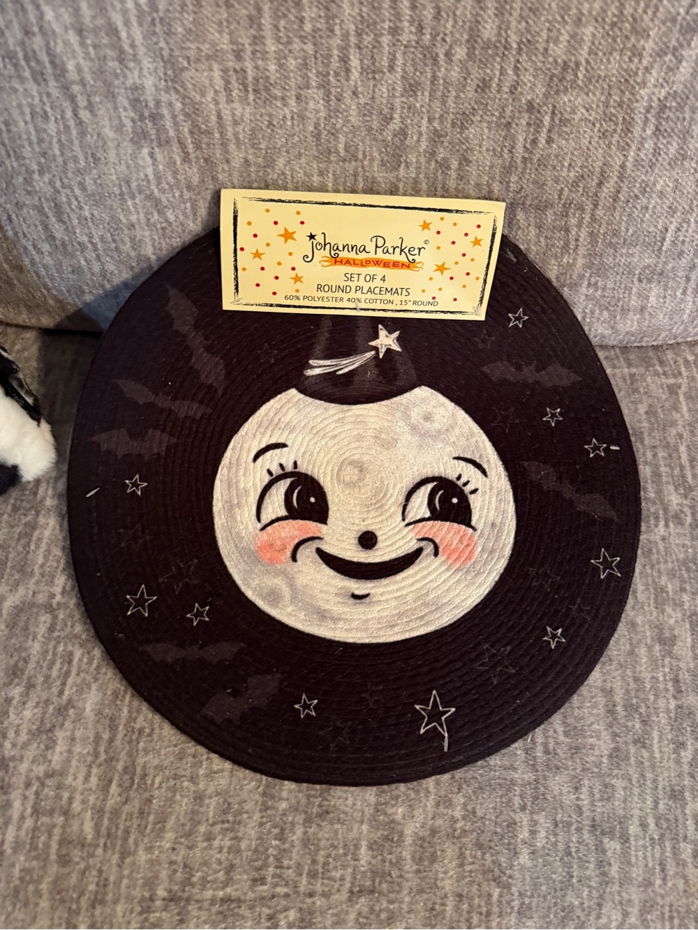 Johanna Parker Luna Moon Halloween Placemat Set (4)